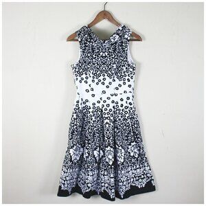 Morgan McFeeters Dress Black White Sleevel…